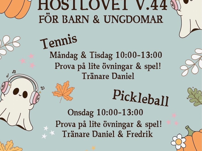 Prova på under höstlovet!